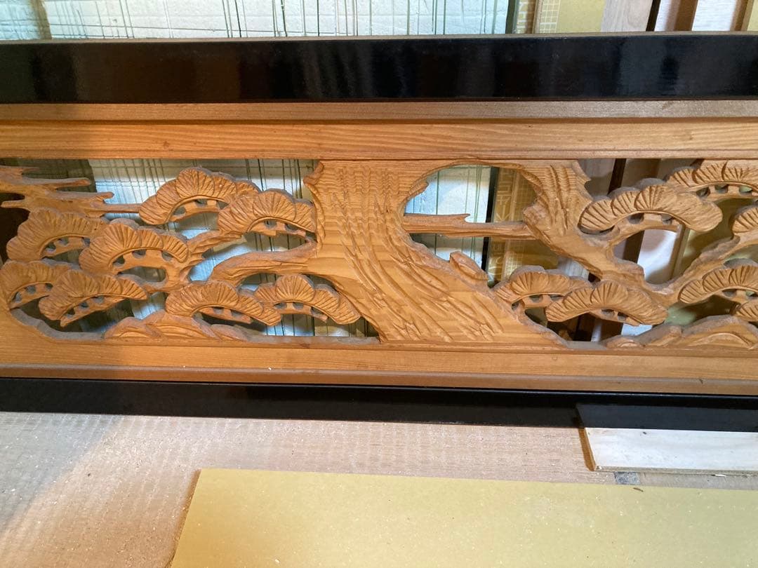 欄間　　松竹梅