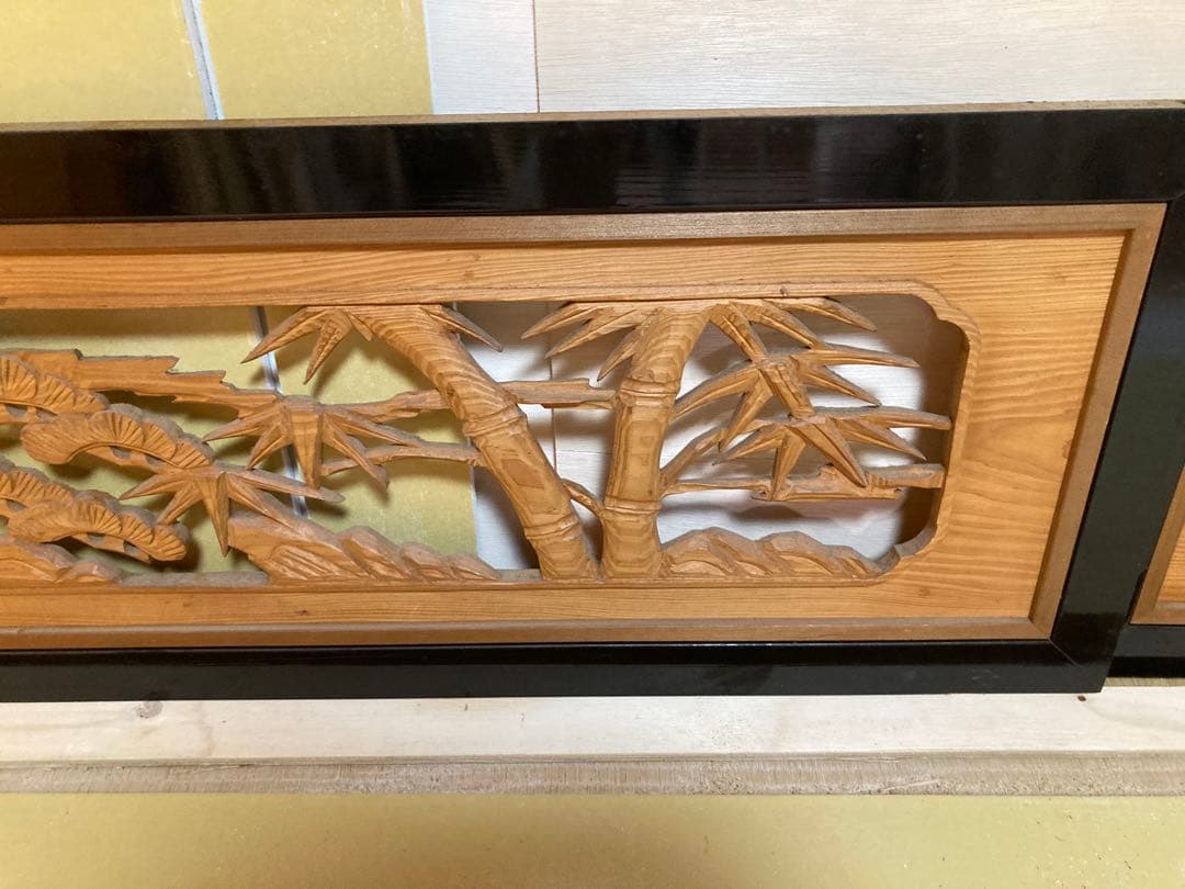 欄間　　松竹梅