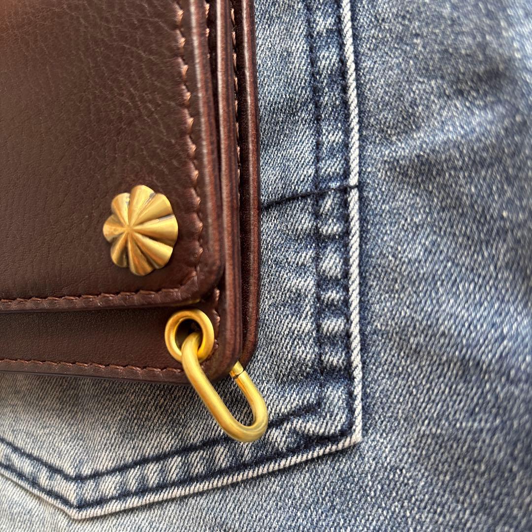 トラッカーウォレット ショート コンチョ - メルカリ