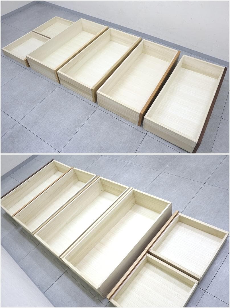 展示 美品 大川家具 Mobel メーベル チェスト 5段 整理タンス 幅90