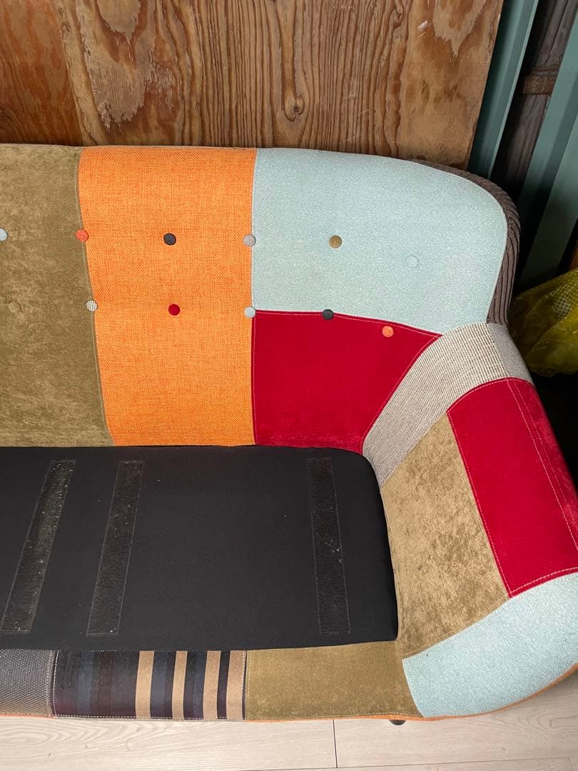 Francfranc ソファ ナビア パッチワーク