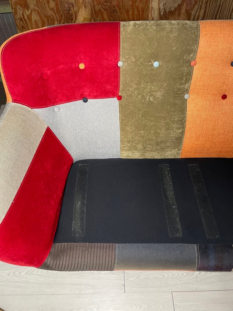 Francfranc ソファ ナビア パッチワーク