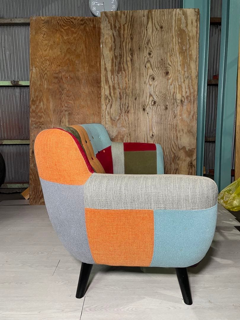 Francfranc ソファ ナビア パッチワーク