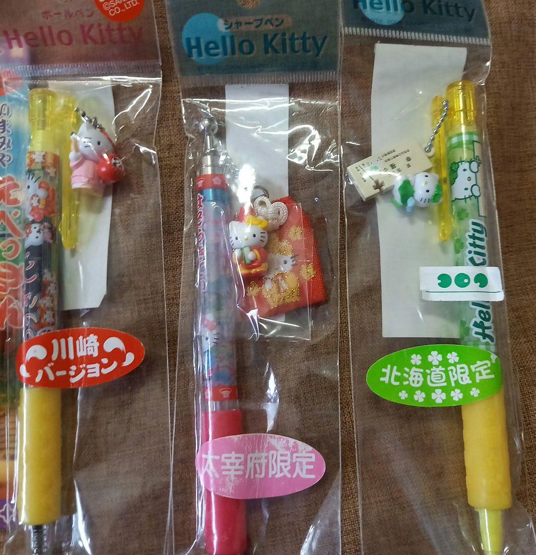 SANRIO☆幸運☆開運☆縁起☆神社☆根付けストラップ&シャープペン☆