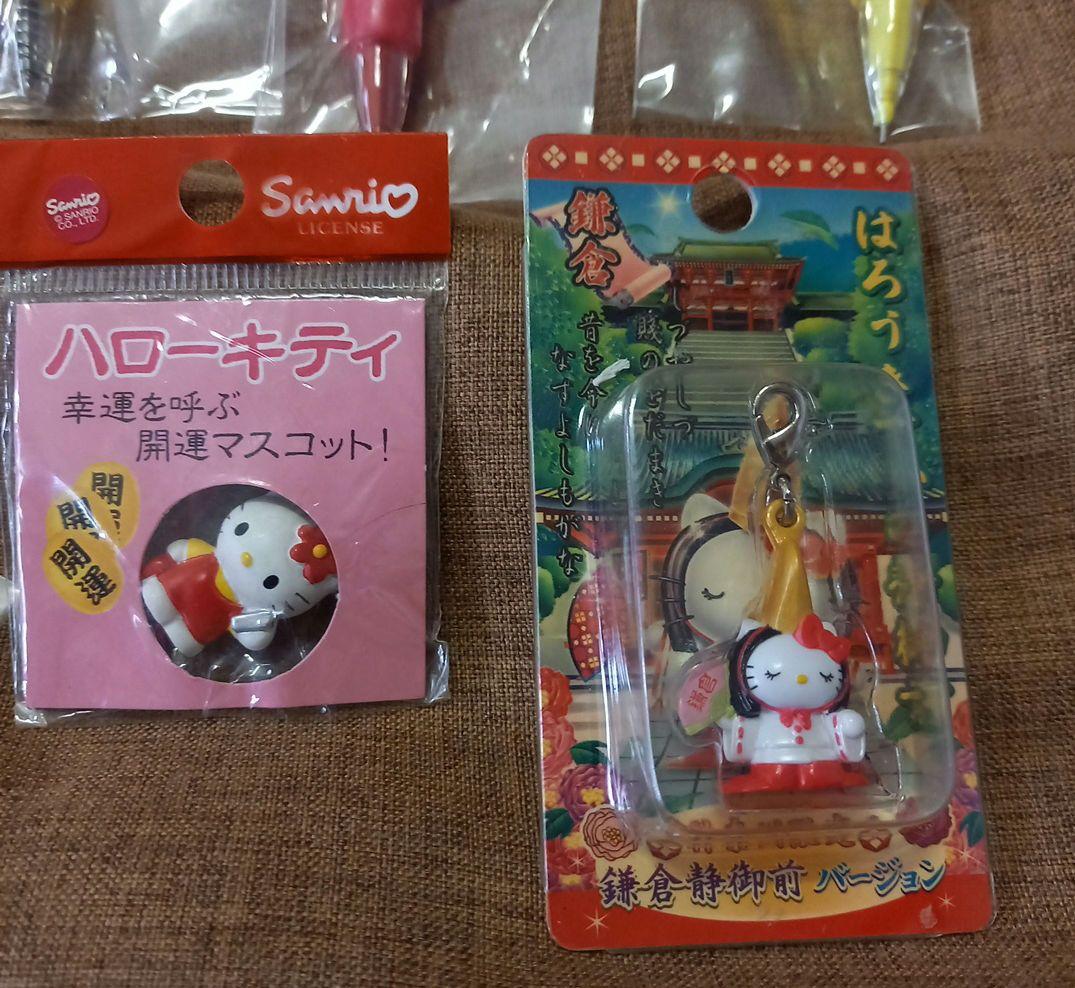 SANRIO☆幸運☆開運☆縁起☆神社☆根付けストラップ&シャープペン☆