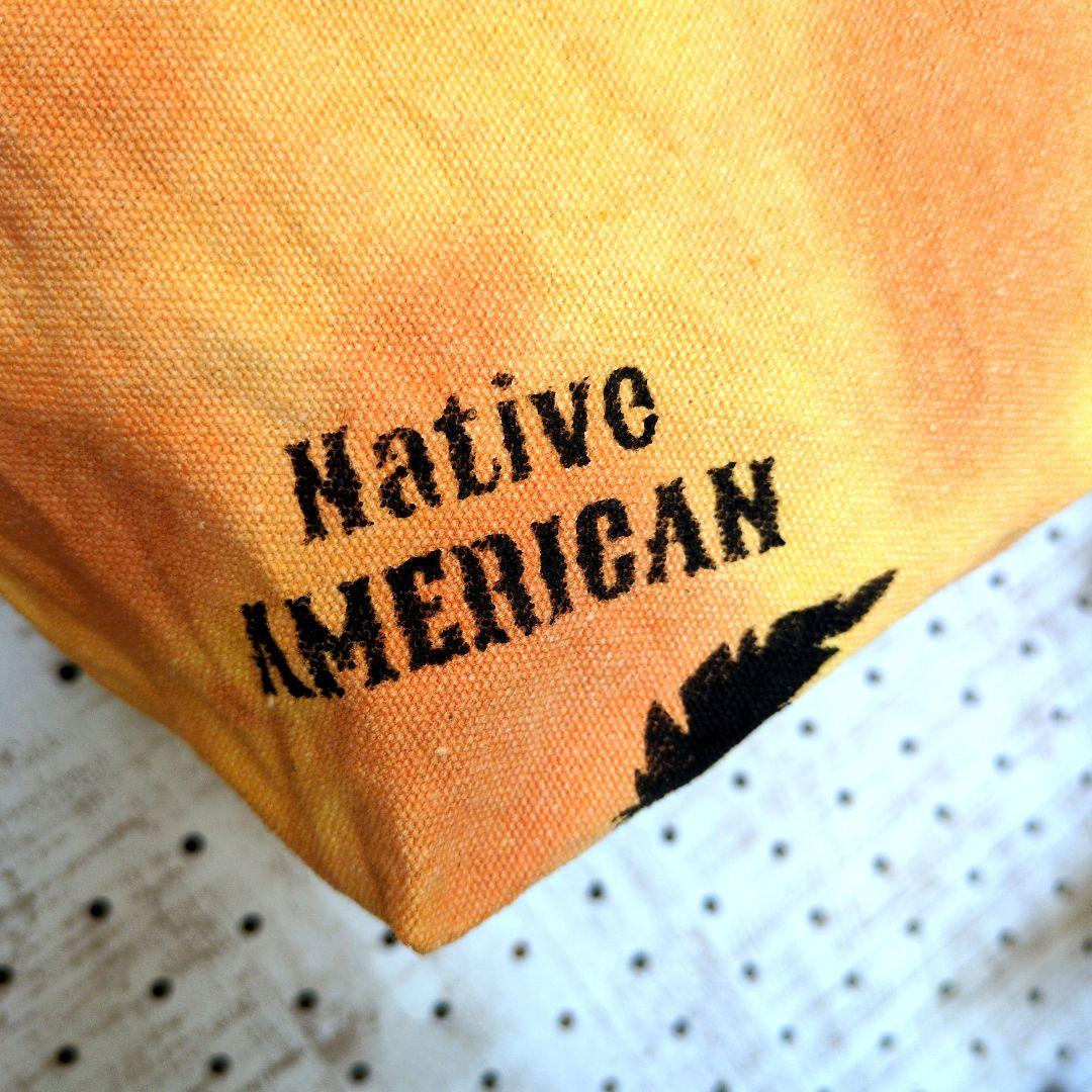 Native American➳ターコイズブローチ付手染めミニトートバッグ✨️