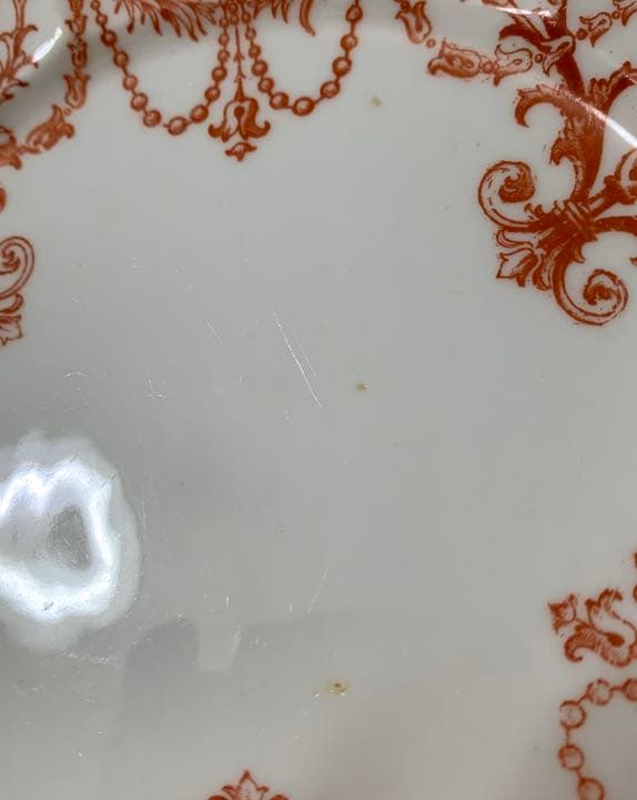 アンティーク　ワイルマン　カメオトリオ　赤