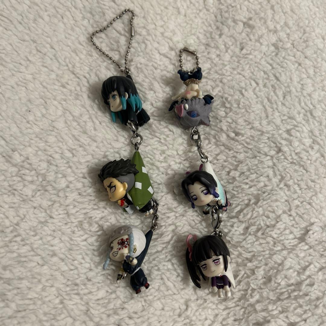 鬼滅の刃　つまんでつなげてマスコット 6点