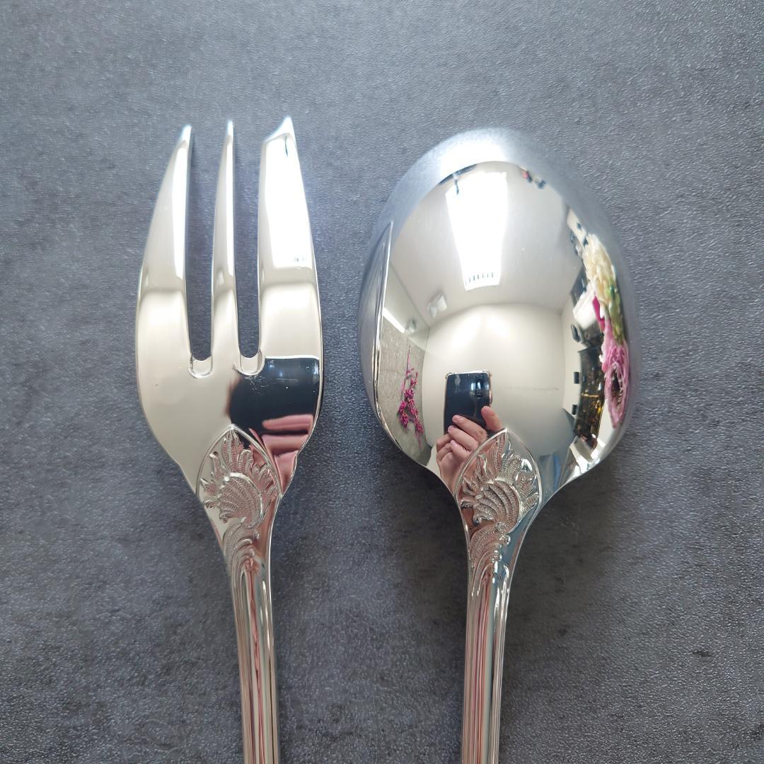 極美品 クリストフル マルリー サービングフォーク サービングスプーン
