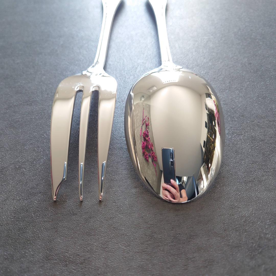 極美品 クリストフル マルリー サービングフォーク サービングスプーン