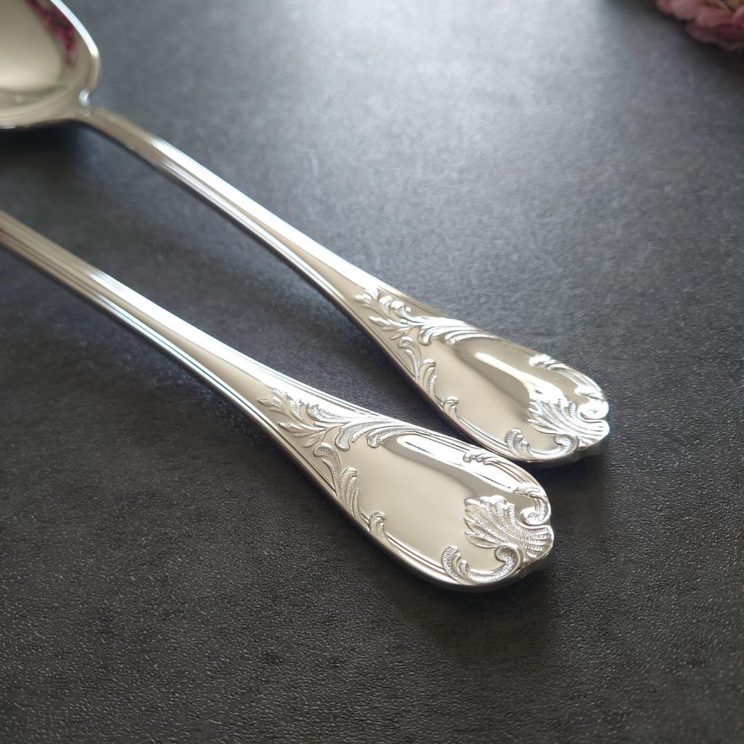 極美品 クリストフル マルリー サービングフォーク サービングスプーン