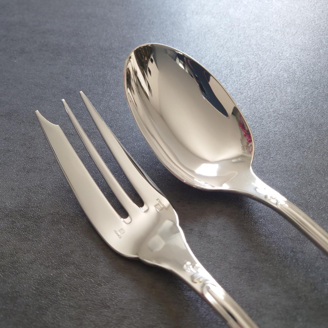極美品 クリストフル マルリー サービングフォーク サービングスプーン