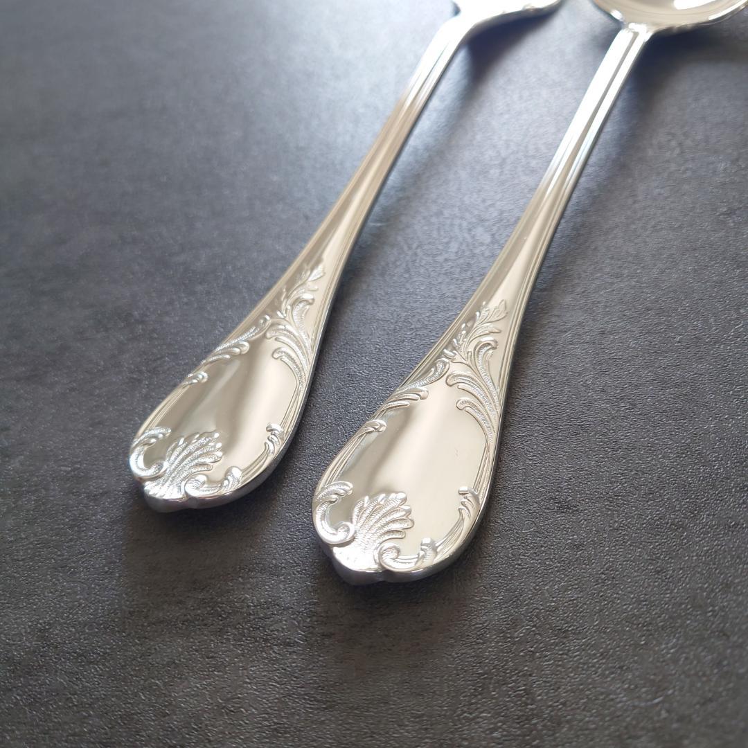 極美品 クリストフル マルリー サービングフォーク サービングスプーン