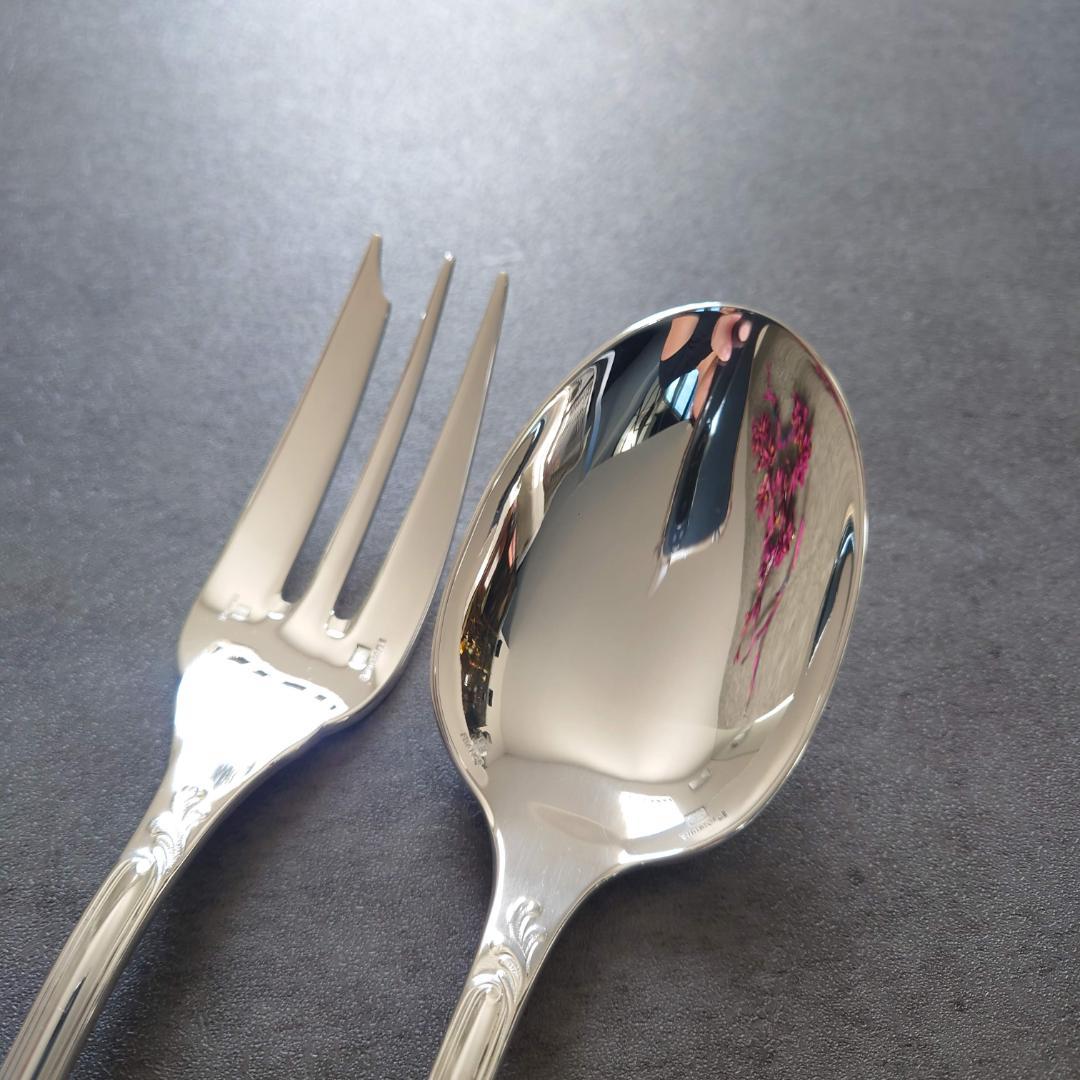 極美品 クリストフル マルリー サービングフォーク サービングスプーン