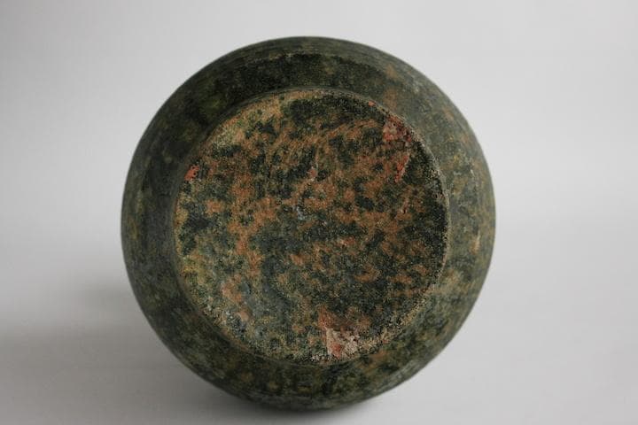 益子【矢内齋】灰釉酒器、ソースポット、花器