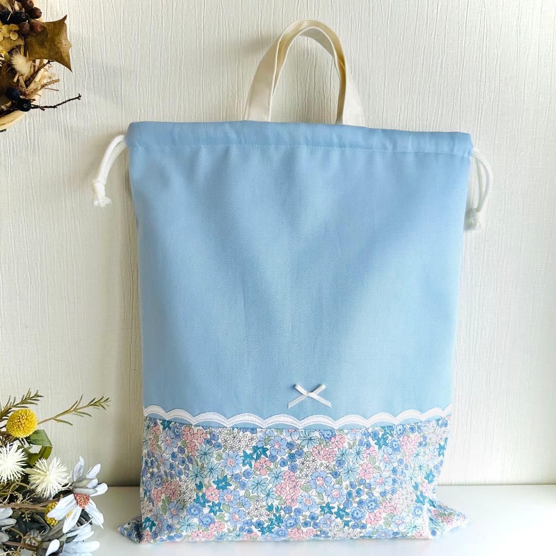 れんこ様【105】レッスンバッグ　手提げ　絵本　入園入学　ハンドメイド女の子