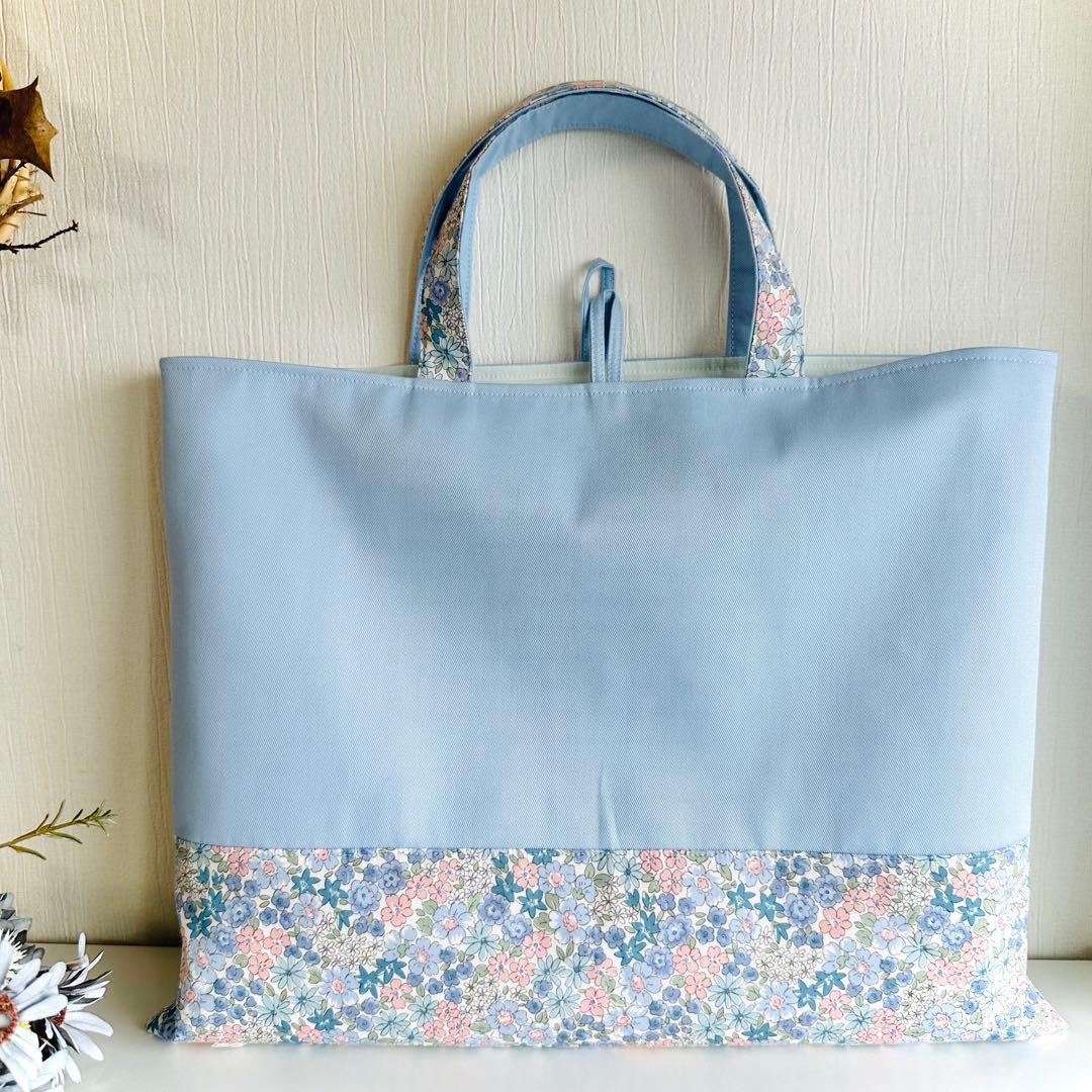 れんこ様【105】レッスンバッグ　手提げ　絵本　入園入学　ハンドメイド女の子