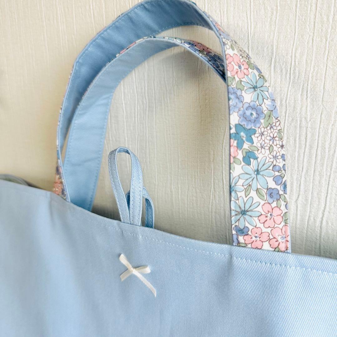 れんこ様【105】レッスンバッグ　手提げ　絵本　入園入学　ハンドメイド女の子