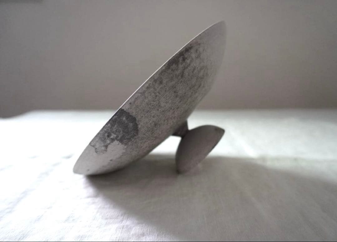 鮫島陽_ 舟 Boat 23.5cm×8.5cm 脚付き皿　高台コンポート皿　大