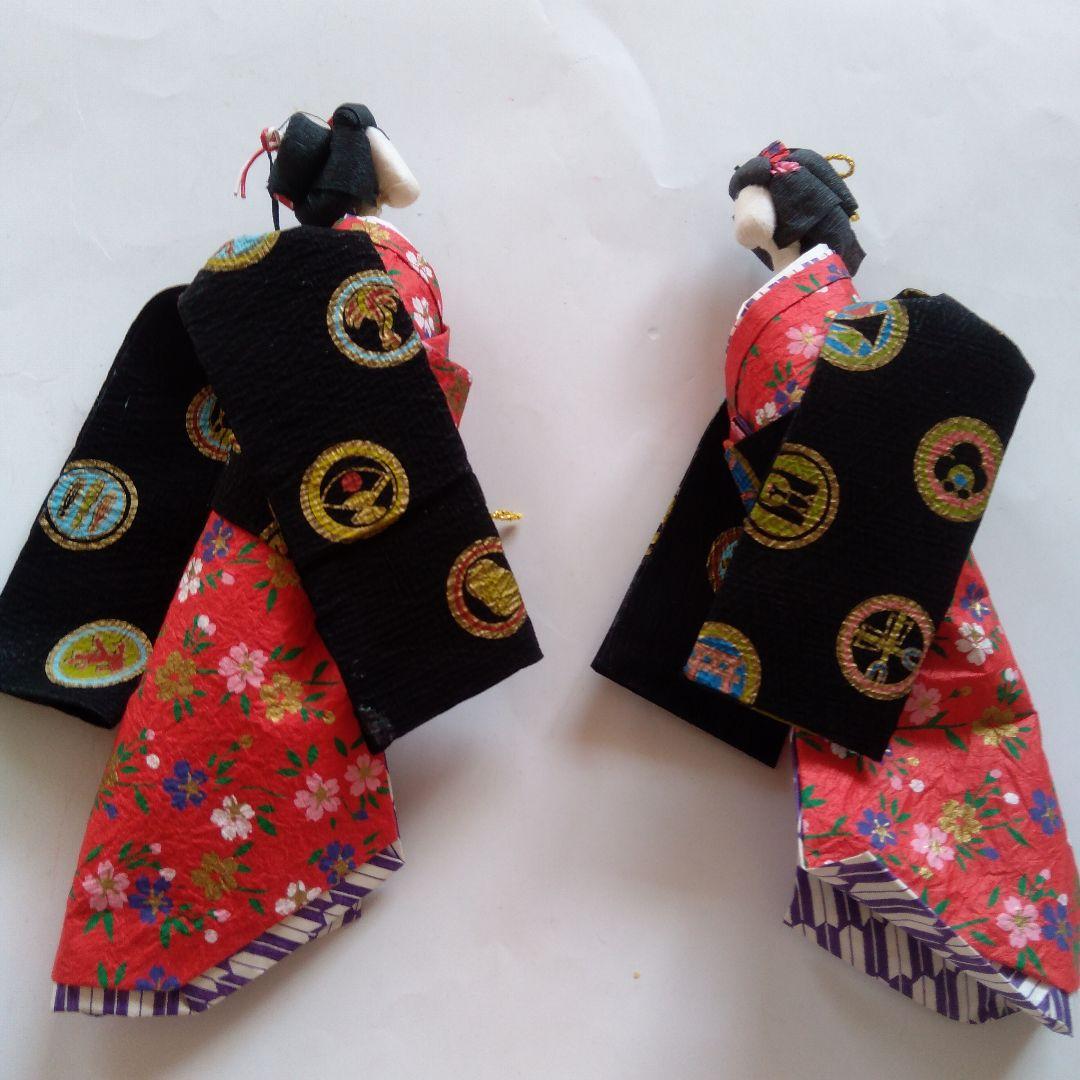 和紙人形 ハンドメイド 三体 手作り 作り方 材料 日本土産 - メルカリ