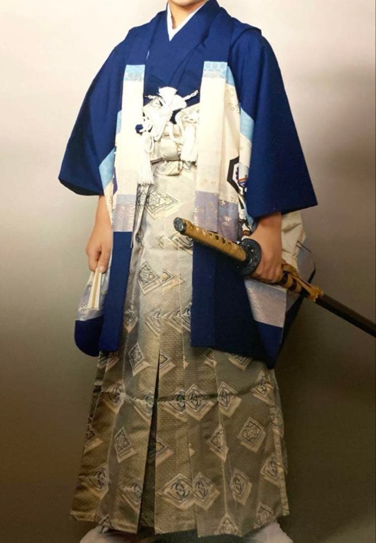 【最終値下げ】七五三 着物セット 鷹デザイン