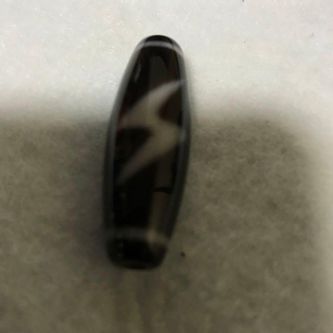 超激レア珍品‼︎ 小盧至純　閃電五眼天珠　黒朱砂　小さい