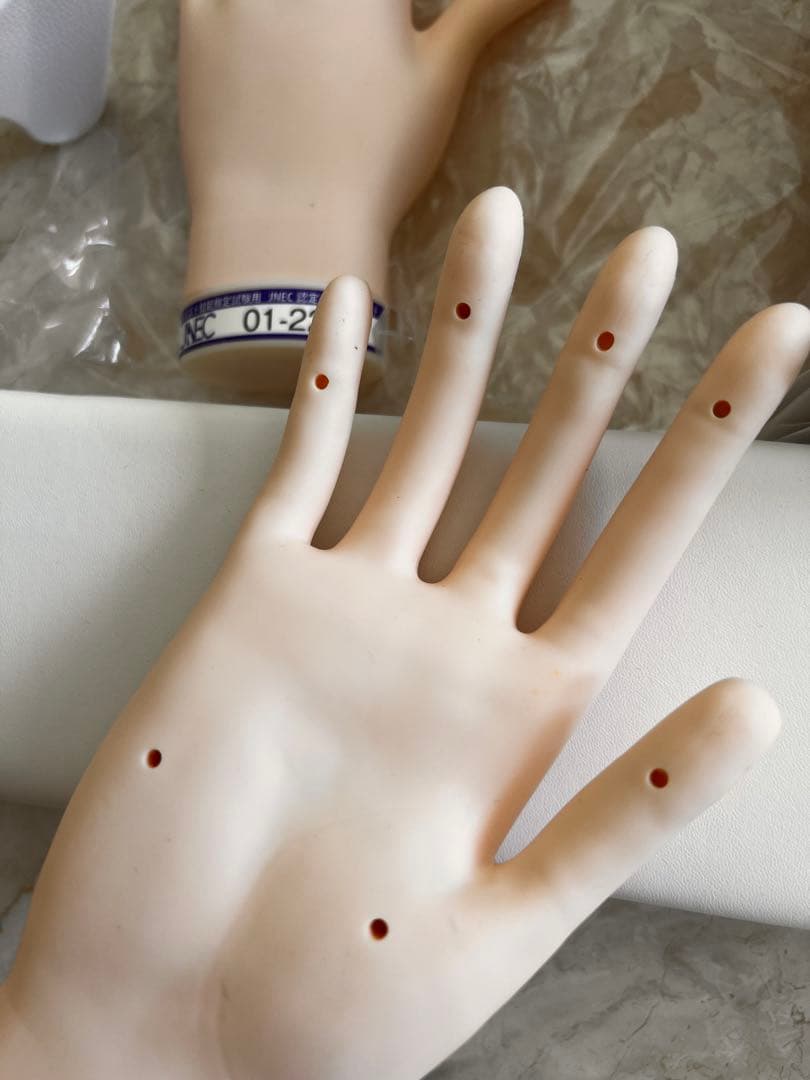 ネイリスト検定認定モデルハンドセット