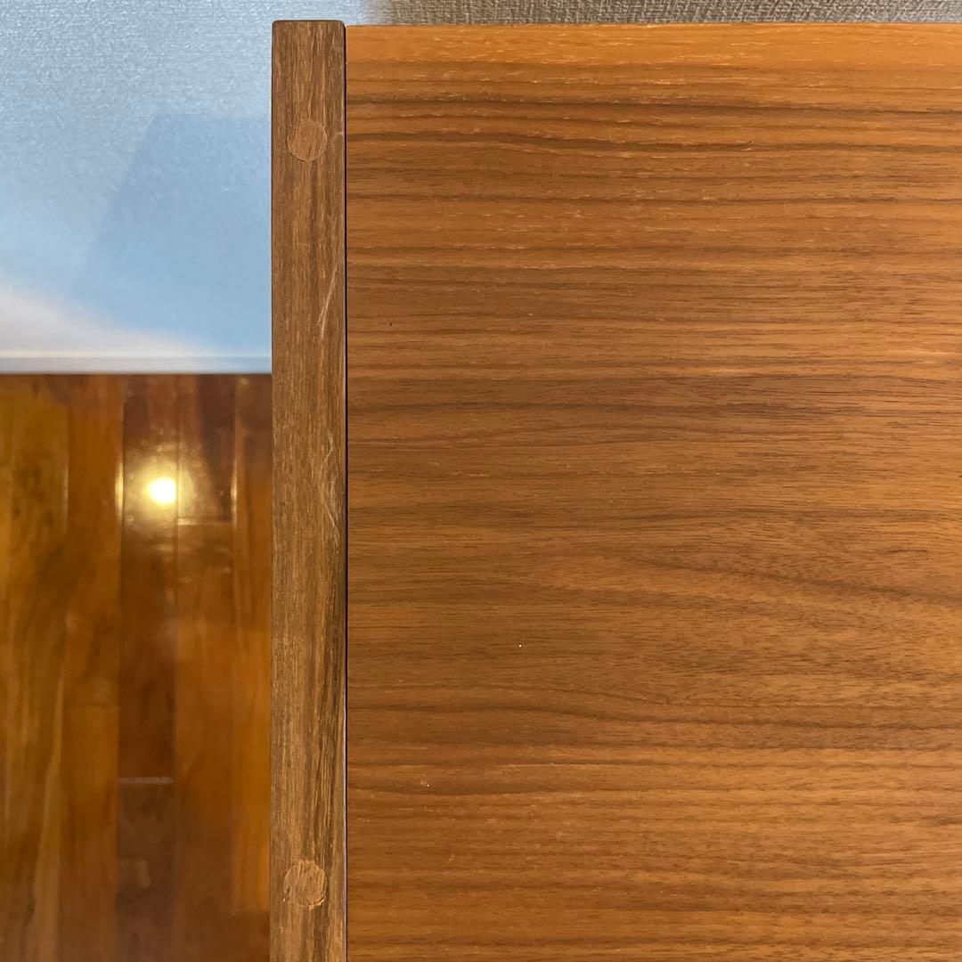 MUJI 無印 スタッキングシェルフ ワイド ２段 ウォールナット　中古品