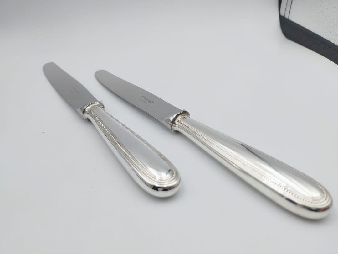 【レア】クリストフル　パール　スプーン・フォーク・ナイフ各２セット　箱付