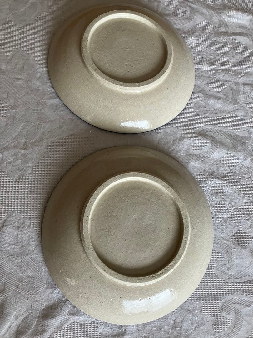 未使用❤️瀬戸本業窯　馬の目皿　7寸皿　2枚セット 直径約22