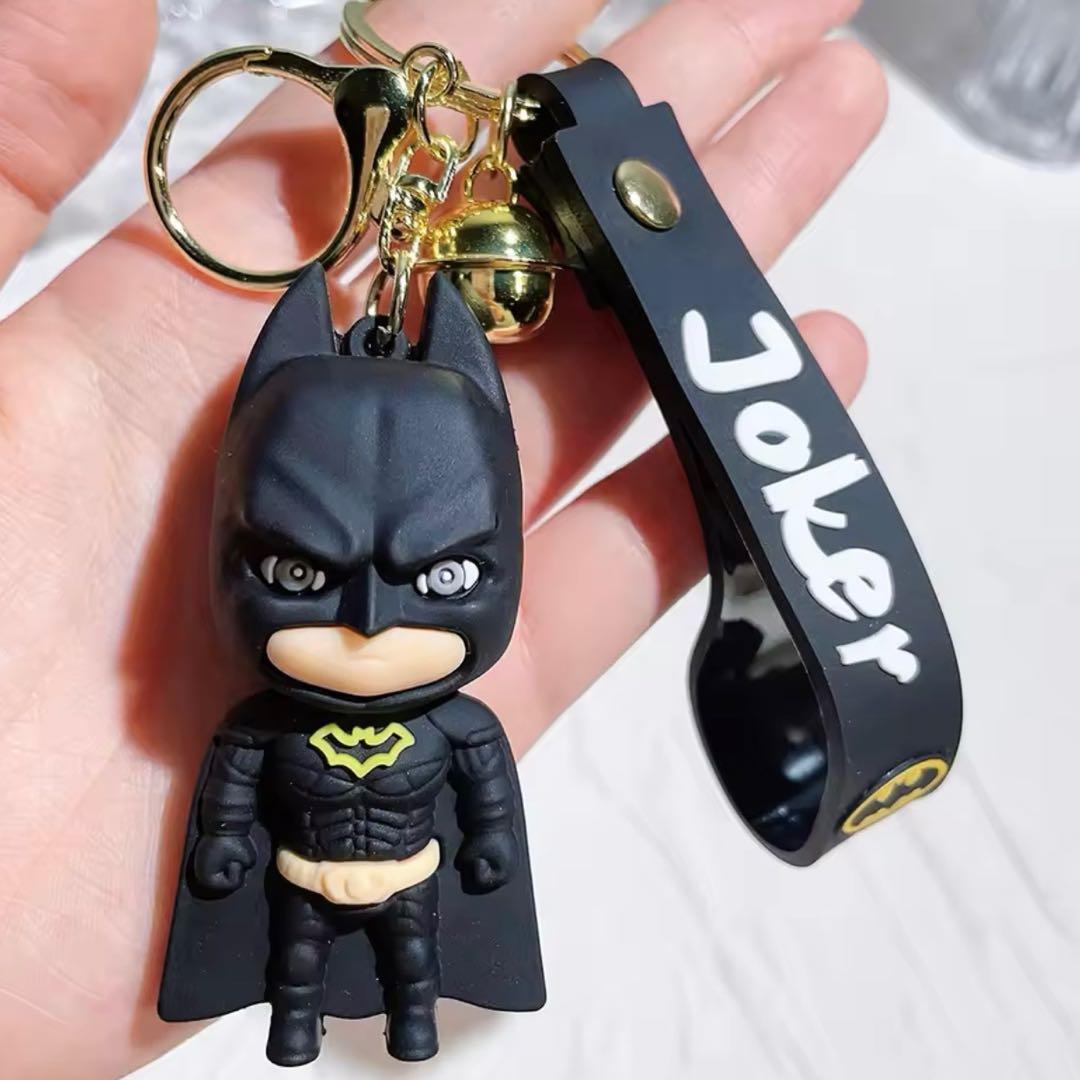 【2個セット❣️】アメコミ バットマン＆ジョーカーパープルver キーホルダー