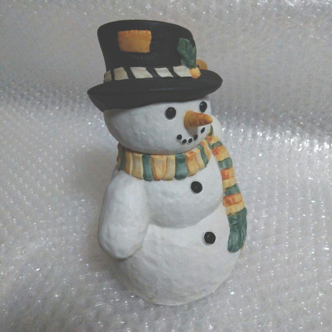 雪だるま　スノーマン　オルゴール　レトロ　ファンシー