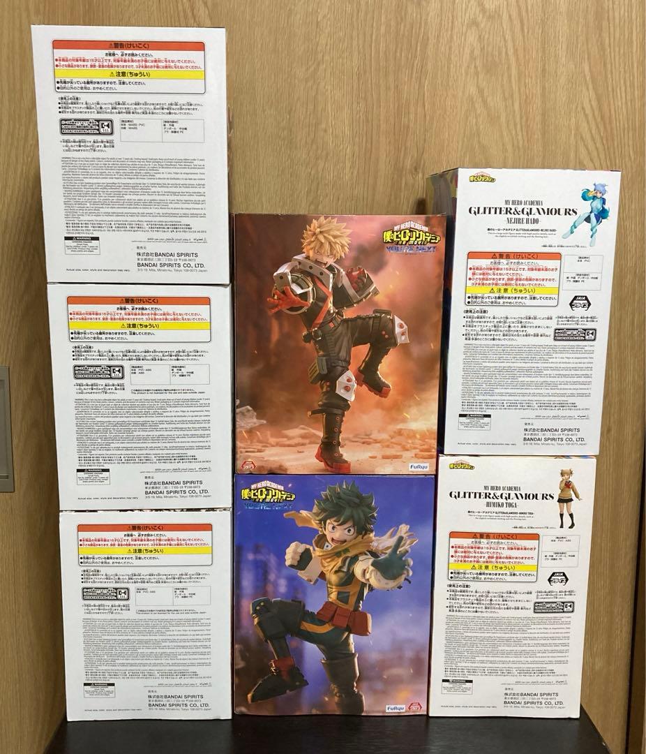 ヒロアカ フィギュア 7点 爆豪勝己 緑谷 ミルコ ねじれ トガ エンデヴァー