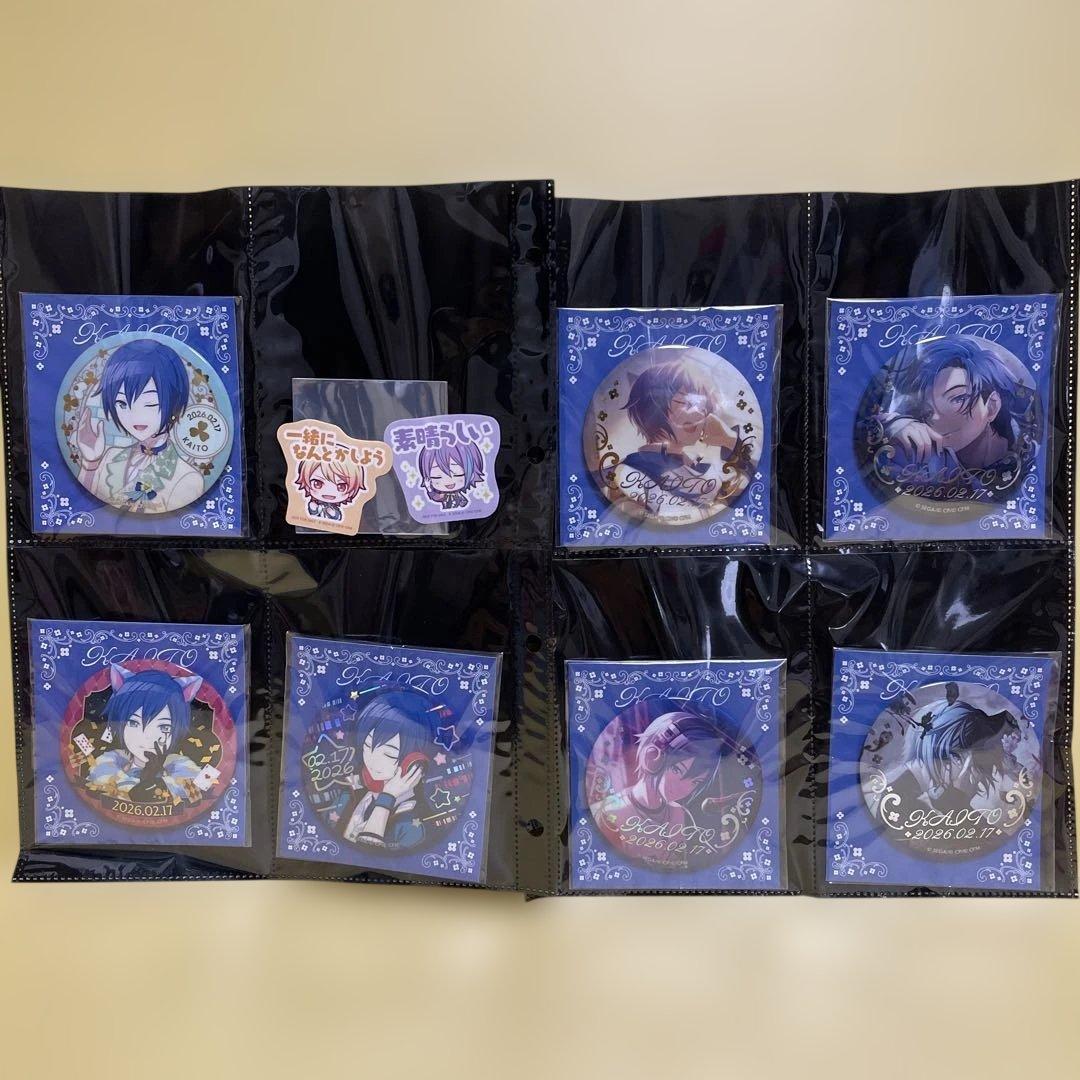 プロセカ はぴこれ KAITO 缶バッジ7種コンプセット おまけつき - メルカリ