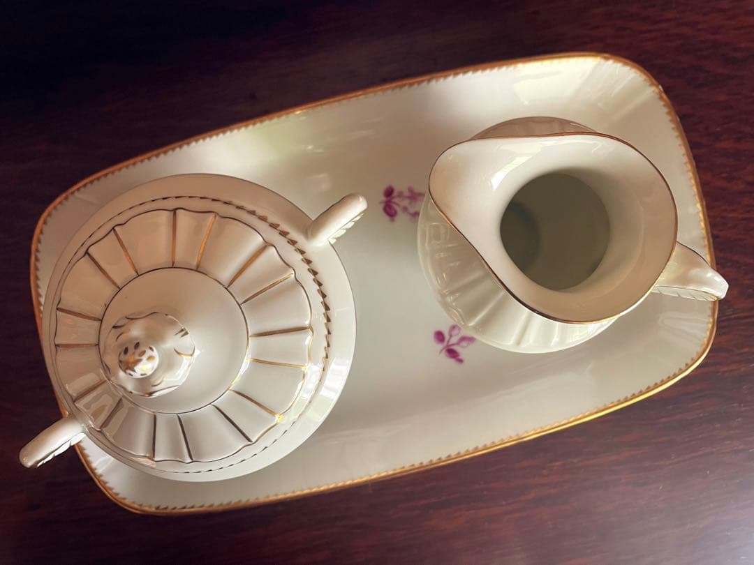 【希少廃盤】Ｂ ＆ Ｇ ／ビングオーグレンダール ／シュガーポット＆クリーマー