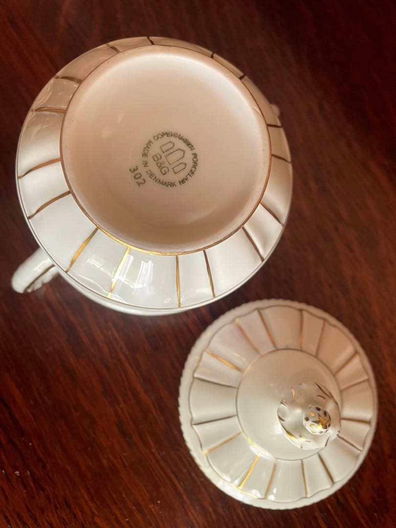 【希少廃盤】Ｂ ＆ Ｇ ／ビングオーグレンダール ／シュガーポット＆クリーマー