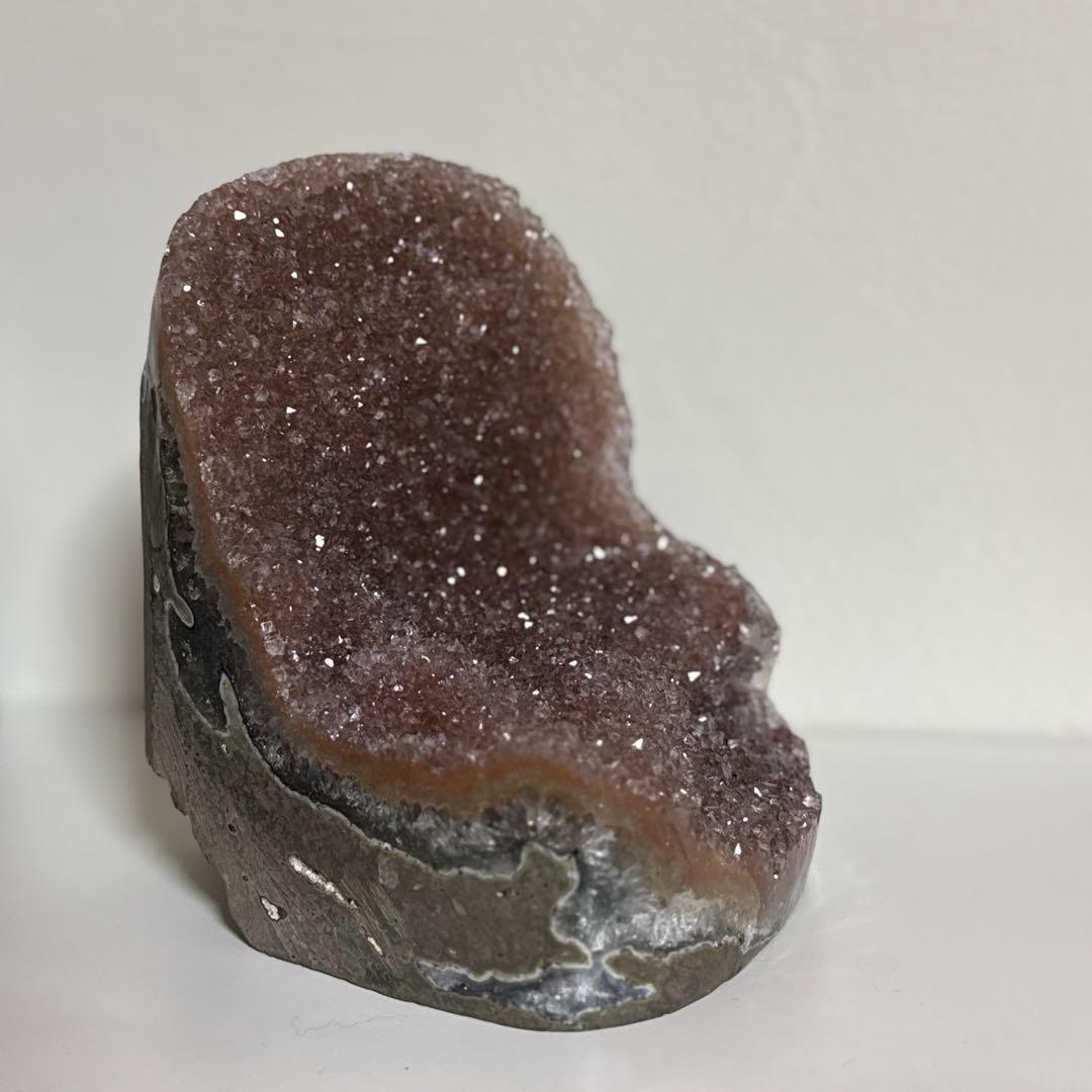 2.2kg ピンクアメジスト キラキラ ドーム 置物 天然石 紫水晶