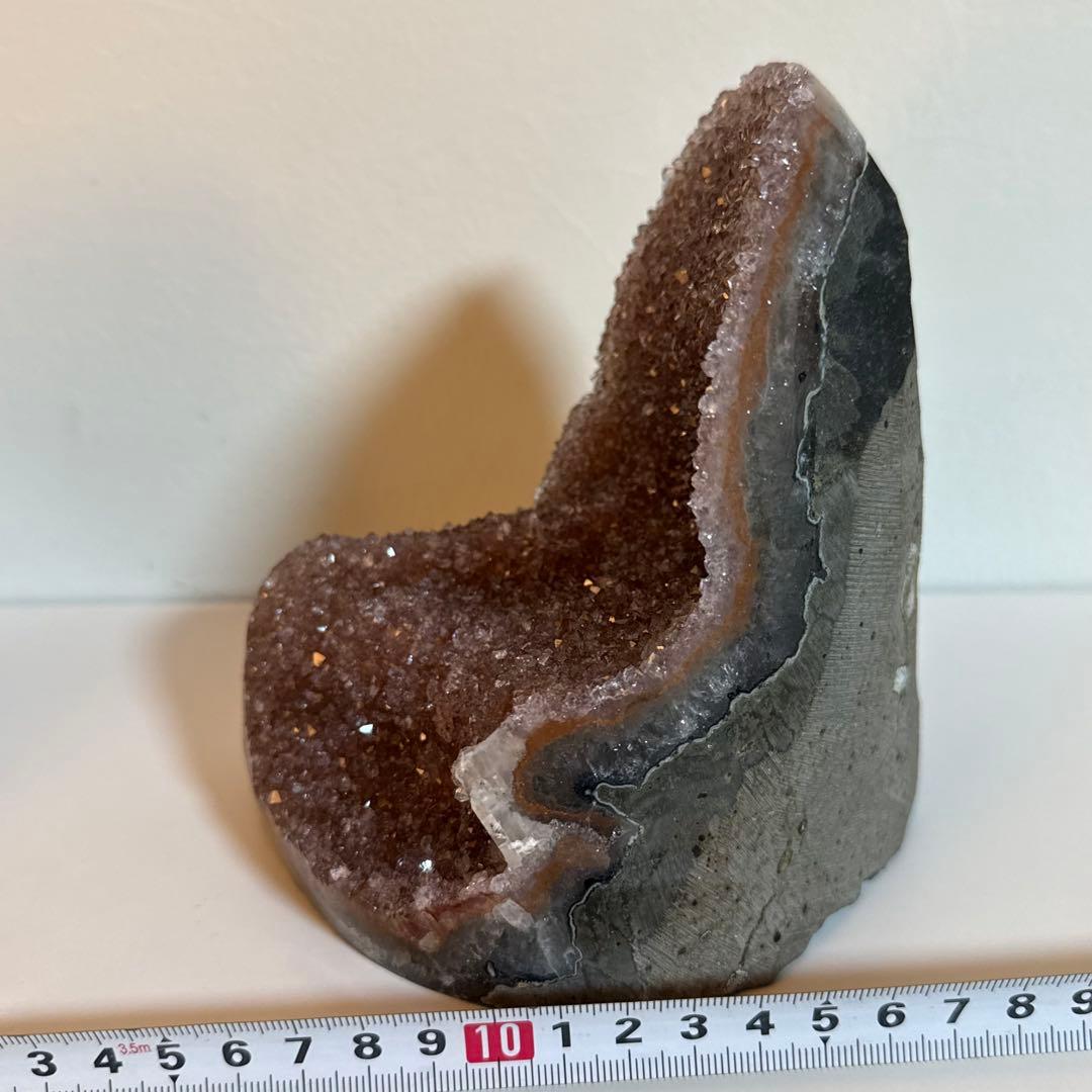 2.2kg ピンクアメジスト キラキラ ドーム 置物 天然石 紫水晶