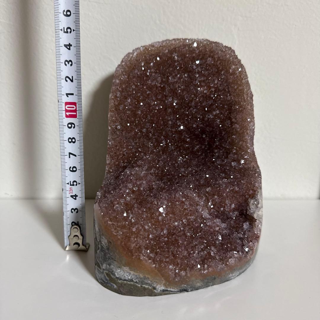 2.2kg ピンクアメジスト キラキラ ドーム 置物 天然石 紫水晶