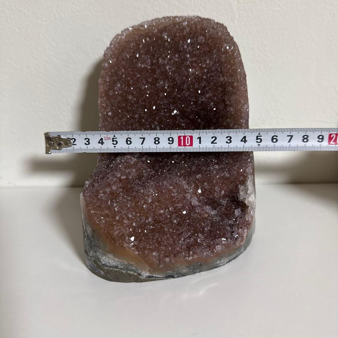 2.2kg ピンクアメジスト キラキラ ドーム 置物 天然石 紫水晶