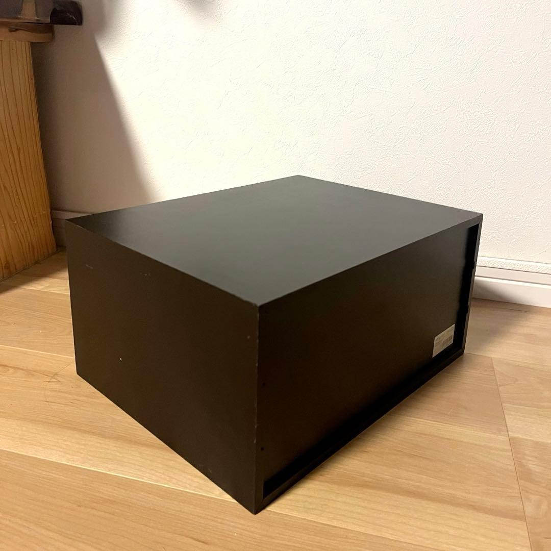 ミッドセンチュリー　3層収納BOX 引き出し式　ステンレス