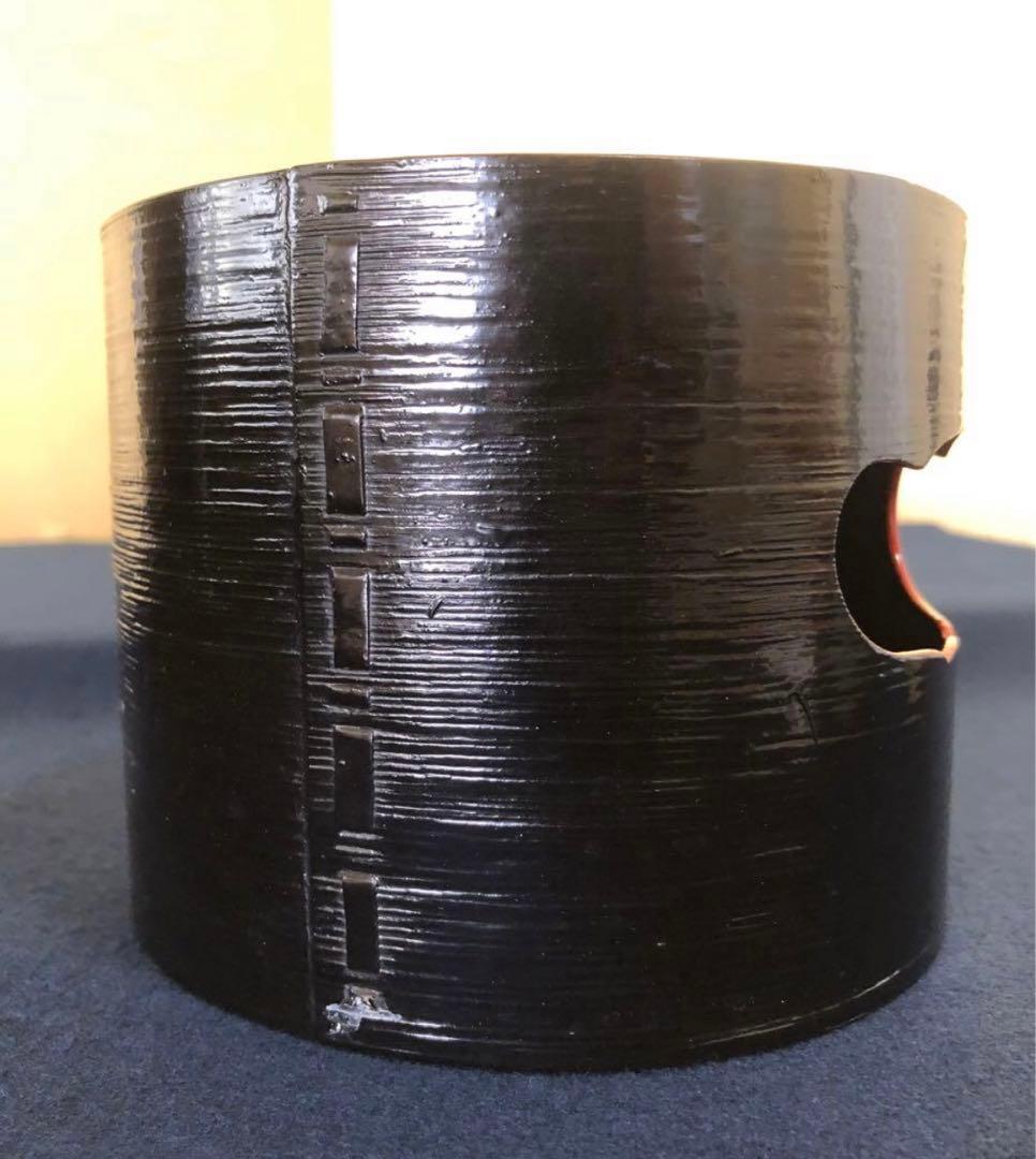 《R》黒塗内金 盃洗4客組 木製漆器 木箱 時代　251216お5