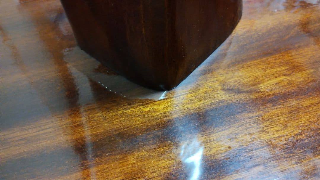 和室　木製　センターテーブル　ダークブラウン　天然木