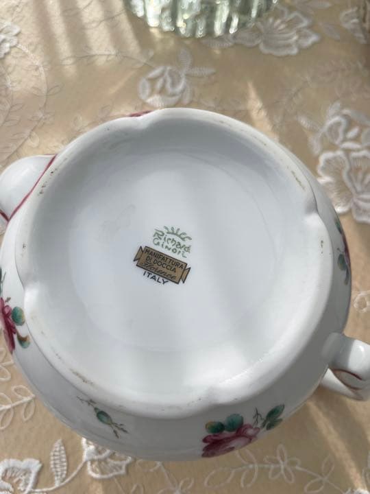 リチャードジノリ　アンティックローズ　ティーポット