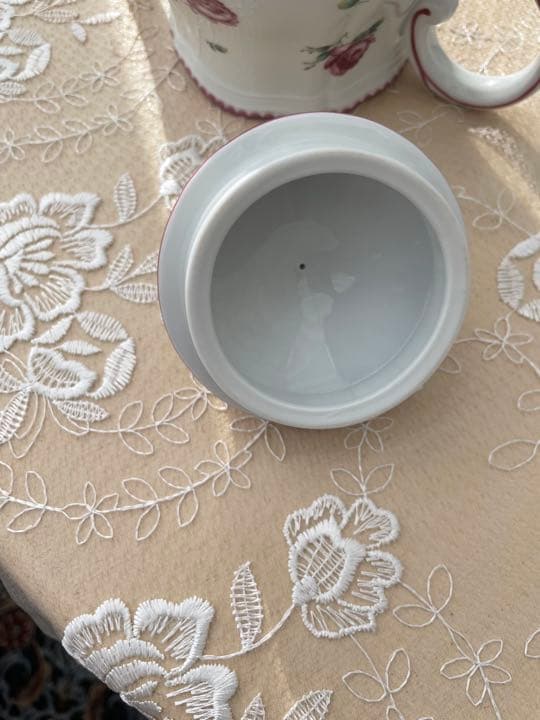 リチャードジノリ　アンティックローズ　ティーポット