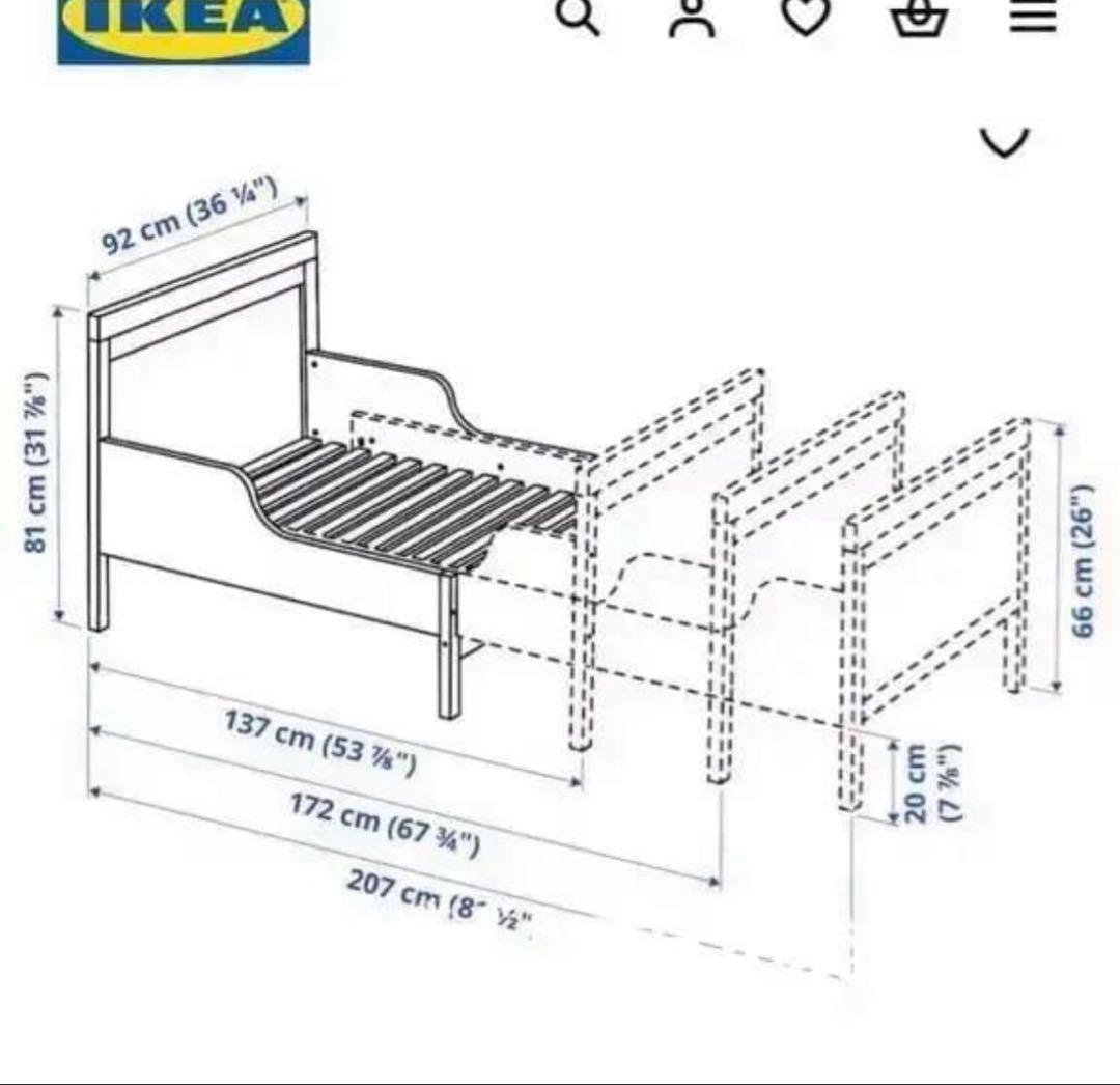 伸長式ベッド マット・すのこ・カバー 一式セット