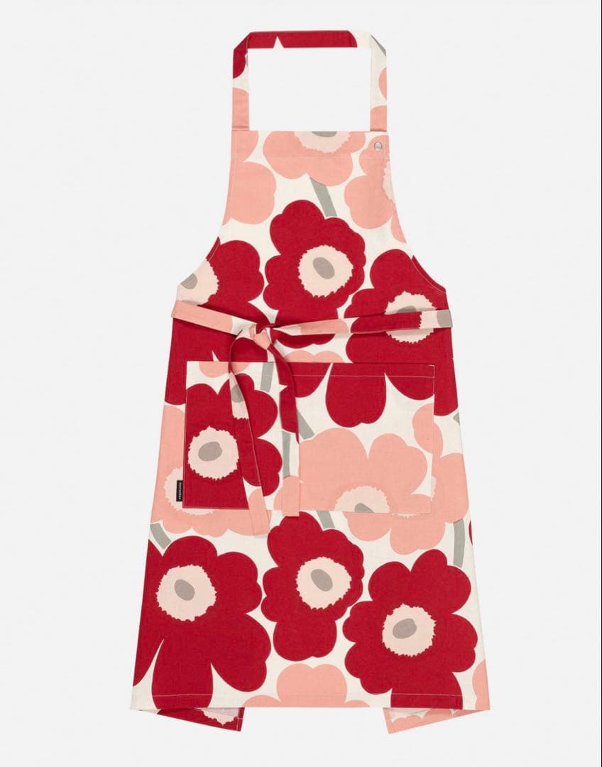 新品　marimekko マリメッコ　エプロン　ヴィヒキルース　伊勢丹限定カラー