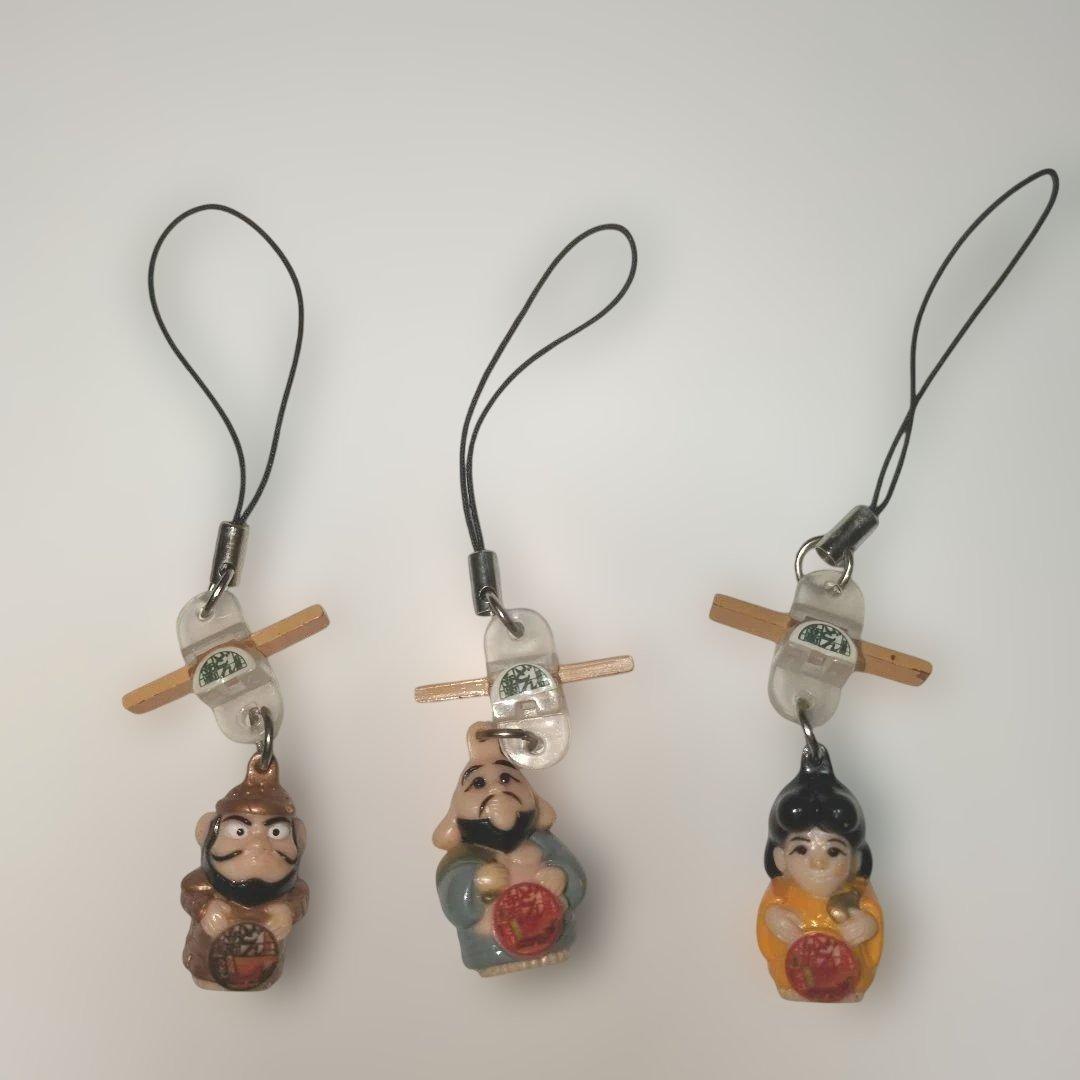 どん兵衛 おまけ 七福神ストラップ3個セット - メルカリ