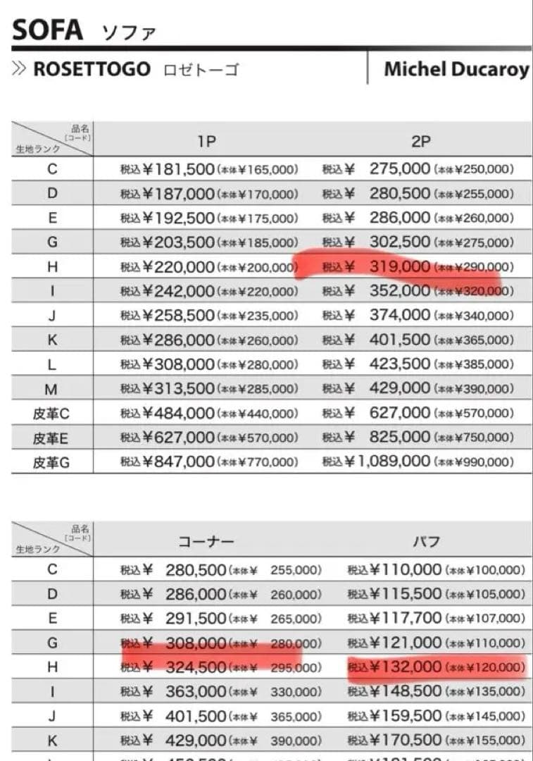 ligne roset togo(リーン・ロゼ　トーゴ)　コーナー(Hランク)