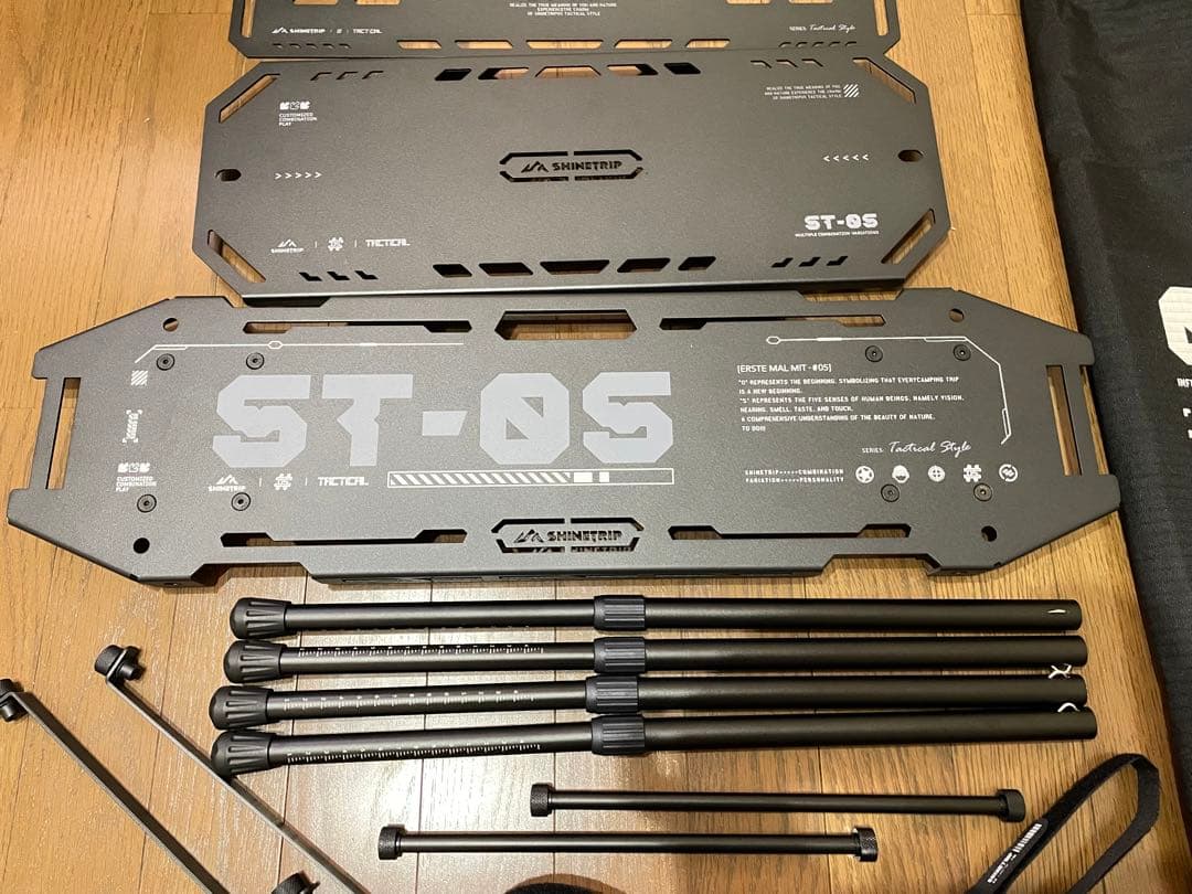 アルミニウム製キャンプテーブル,折りたたみ式,SHINETRIP-05シリーズ